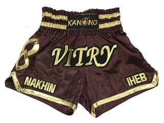 Short de Boxe Thai Personnalisé : KNSCUST-1164